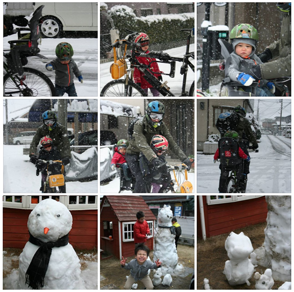 Snow in Kumatori